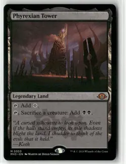 Magic The Gathering Phyrexian Tower Modern Horizons 3 Mythic #0303 - Image 1