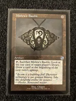 Magic MTG - Mishra's Bauble - The Brothers' War: Retro Frame Artifacts - Image 1