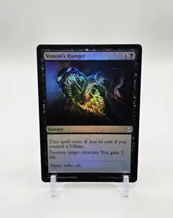 Venom's Hunger Common Foil Magic The Gathering TCG Marvel's Spider-Man 73 - Image 1
