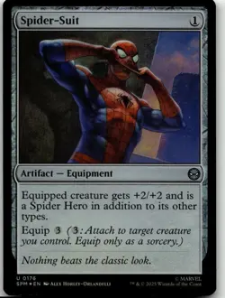 MTG: Spider-Suit - Marvel's Spider-Man #176 U Foil NM - Image 1
