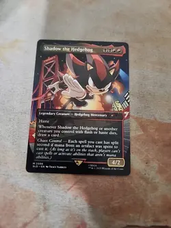 Shadow The Hedgehog Secret Lair MTG NM - Image 1