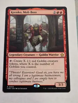 MTG - Krenko, Mob Boss - Foundations - Image 1