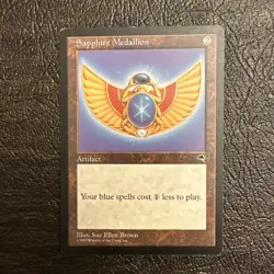 Sapphire Medallion-Tempest-Magic the Gathering - Image 1