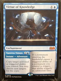 MTG Wilds of Eldraine Virtue of Knowledge (Mythic) - Image 1