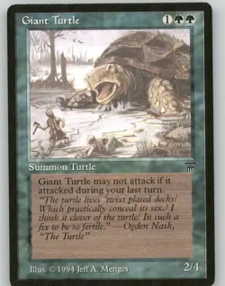MTG Legends x4 Giant Turtle - Image 1
