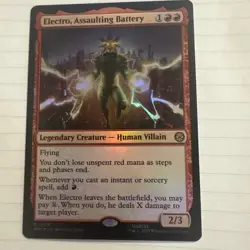 Electro, Assaulting Battery Marvel's Spider-Man Foil - Image 1