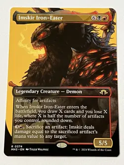 Imskir Iron Eater 374 MTG Modern Horizons 3 2024 MT - 9.0 + Borderless Non Foil - Image 4