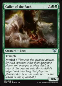 Light Play x 1 Caller of the Pack Commander 2015 - Image 1