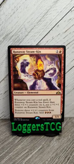 MTG Runaway Steam-Kin / GRN 115/259 R NM - Image 1