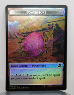Foil - Powerstone // Ravage Double-sided Token - The Brothers' War (BRO) - Image 1