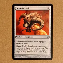 MTG ~ Nemesis Mask ~ DST Darksteel ~ #134 ~ Artifact ~ English 2004 ~ MP - Image 1