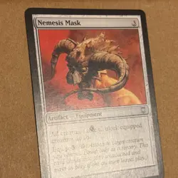 MTG ~ Nemesis Mask ~ DST Darksteel ~ #134 ~ Artifact ~ English 2004 ~ MP - Image 3