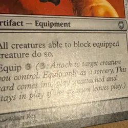MTG ~ Nemesis Mask ~ DST Darksteel ~ #134 ~ Artifact ~ English 2004 ~ MP - Image 5
