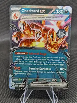 Pokemon Charizard ex 196 Sv: Scarlet & Violet Promo Cards Holo Near Mint - Image 1
