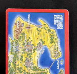 Carddass 1996 Japanese Red Version Charizard Pocket Monsters Town Map #000 Rare - Image 5