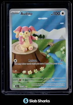 2025 POKEMON SV BLACK BOLT - BLK EN #151/086 AUDINO ILLUSTRATION RARE - Image 1