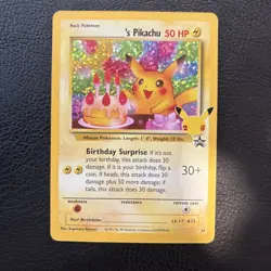 Birthday Pikachu 24 Celebrations Classic Collection Holo Pokemon - Image 1