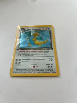 Dark Dragonite 5/82 Team Rocket Holo 1st edition Pokemon TCG LP - Image 5