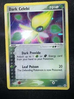 Pokemon Lot Of 2 Celebi - Hidden Legends 4/101 and 50 WOTC promo - See Pics - Image 2