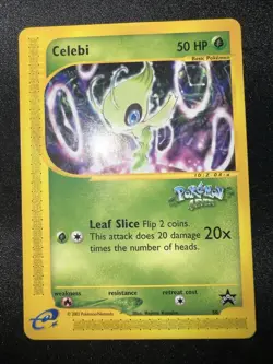 Pokemon Lot Of 2 Celebi - Hidden Legends 4/101 and 50 WOTC promo - See Pics - Image 4