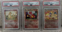POKEMON LEGENDARY COLLECTION TRIO CHARIZARD #3/110 REVERSE HOLO FOIL PSA 6 - Image 1