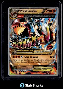 2015 POKEMON XY PRIMAL CLASH #86/160 GROUDON ULTRA RARE - Image 1