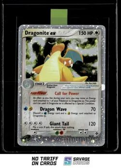 2003 Pokemon EX - Dragon Dragonite ex #90/97 Stage 2/Rare Holo ex - Image 1