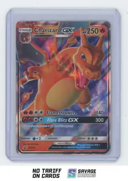 2019 Pokemon SM BSP Hidden Fates Tins Charizard GX #SM211 - Image 1