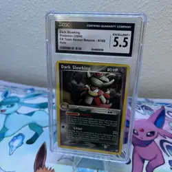 Pokemon TCG Dark Slowking EX Team Rocket Returns 9/109 Holo CGC 5.5 - Image 1