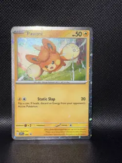 Pawmi 040 Cosmos Holo Pokemon Black Star Promo LP - Image 1