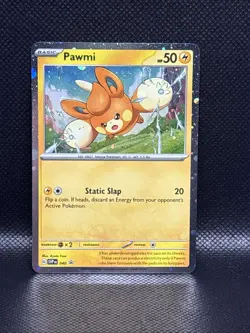 Pawmi 040 Cosmos Holo Pokemon Black Star Promo LP - Image 2