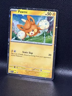 Pawmi 040 Cosmos Holo Pokemon Black Star Promo LP - Image 3