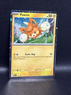 Pawmi 040 Cosmos Holo Pokemon Black Star Promo LP - Image 4