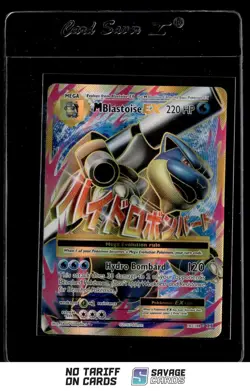 2016 Pokemon XY - Evolutions M Blastoise-EX #102/108 Mega/Rare Ultra - Image 1