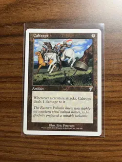 1x Caltrops (#288) Light Play/NM Magic:the Gathering MTG Seventh Edition - Image 1