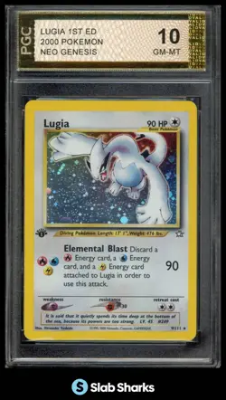 2000 POKEMON NEO GENESIS 1ST EDITION #9/111 LUGIA HOLO PGC 10 - Image 1