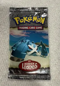 Pokemon TCG Lot of 100% Authentic Sealed Booster Pack Wrapper | HIDDEN LEGENDS - Image 1