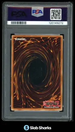 2008 YU-GI-OH! 5D'S CROSSROADS OF CHAOS ENGLISH TEMPEST MAGICIAN PSA 9 - Image 2
