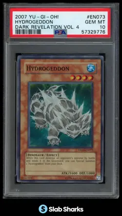2007 YU-GI-OH! DARK REVELATION VOLUME 4 #DR04-EN073 HYDROGEDDON PSA 10 - Image 1