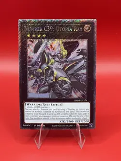 Number C39: Utopia Ray (Platinum Secret Rare) RA04-EN174 Quarter Century... - Image 1