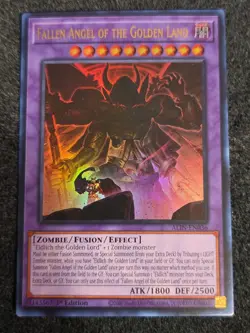 Fallen Angel of the Golden Land Ultra Rare ALIN-EN036 NM 1st Edition Yu-Gi-Oh! - Image 1