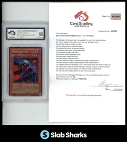 2003 YU-GI-OH! DARK CRISIS 1ST EDITION #DCR-000 VAMPIRE LORD CGA 100 - Image 1