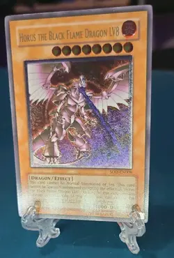 Horus the Black Flame Dragon LV8 SOD-EN008 Ultimate Rare Unlimited - Image 2