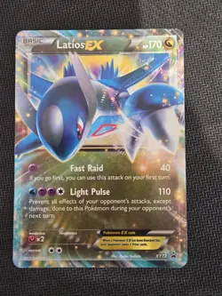 LATIOS EX XY72 XY Black Star Promos Pokemon card - Promo LP-MP - Image 1