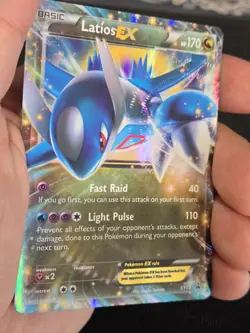 LATIOS EX XY72 XY Black Star Promos Pokemon card - Promo LP-MP - Image 3