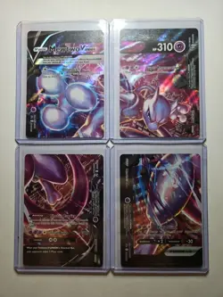 Mewtwo V-UNION [Set of 4] SWSH: Sword & Shield Promo Cards Holo NM - Image 1
