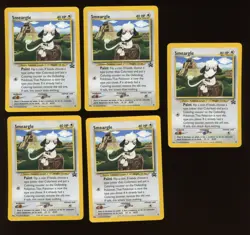 2000 WOTC POKEMON LEAGUE SMEARGLE #32 BLACK STAR PROMO LOT OF 25 CARDS UNPLAYED - Image 2