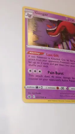 Gengar 057/198 Trick or Trade Holo Rare Pokemon Card TCG English LP - Image 5
