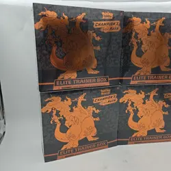 2020 POKEMON CARD GAME CHAMPION'S PATH ETB ELITE TRAINER BOX FACTORY SEALED (x4) - Image 2