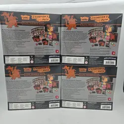 2020 POKEMON CARD GAME CHAMPION'S PATH ETB ELITE TRAINER BOX FACTORY SEALED (x4) - Image 5